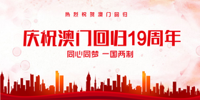 <span style="color: #07aefc"></span>庆祝澳门回归19周年公众号首图在线设计制作生成